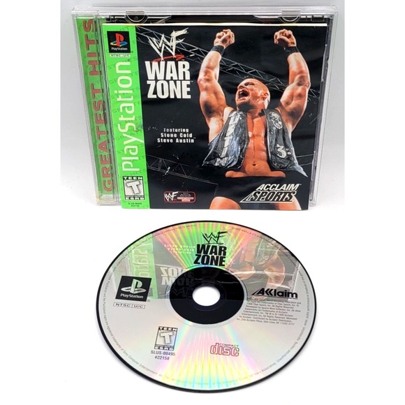 Other - WWF War Zone Sony PlayStation 1 PS1 CIB Complete w/‎ Manual Registration Card